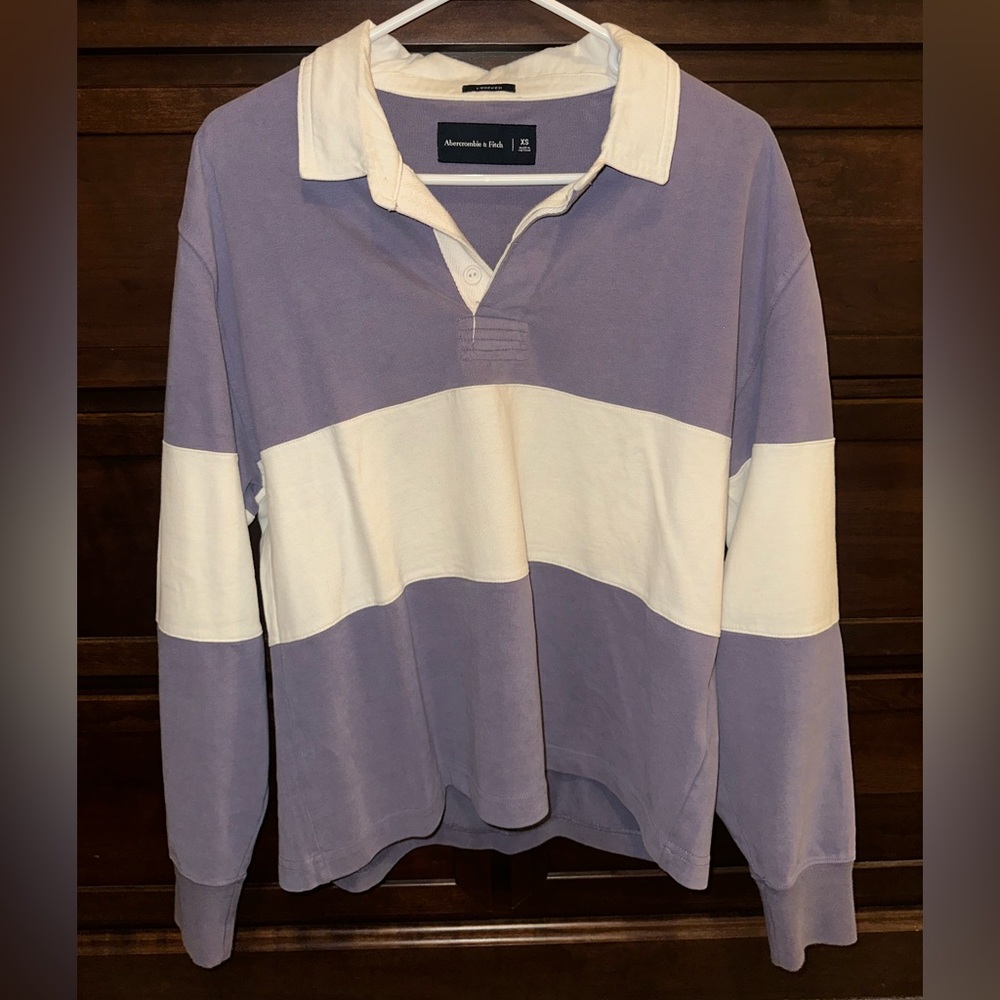 Abercrombie & Fitch Lavender Polo Shirt